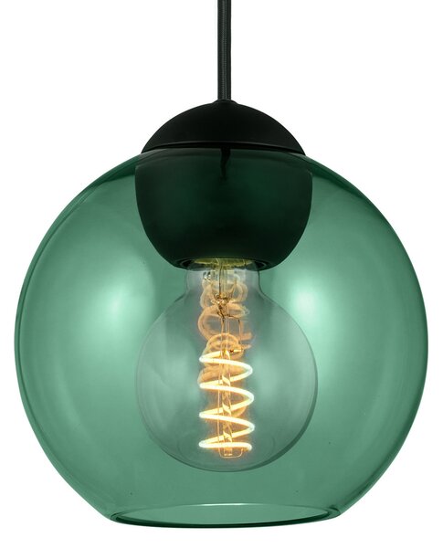 Viseće Svjetiljka Halo Design, BUBBLES, prigušiv, Zelena, Dnevna soba, Staklo, Dizajn