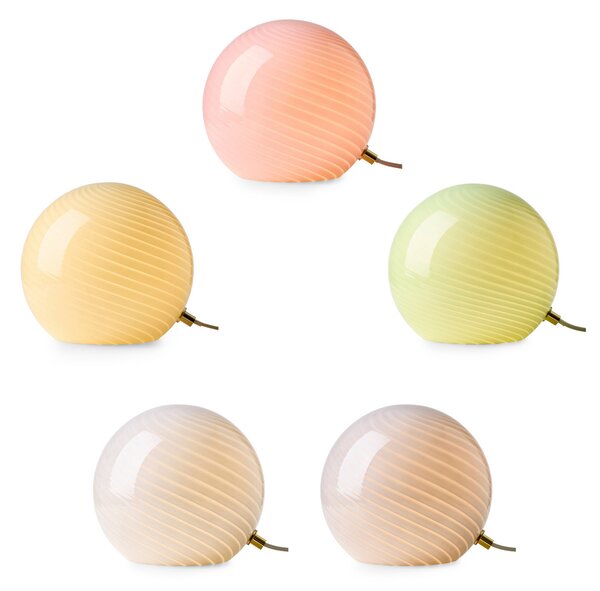 Stolne Lampa Halo Design, CANDY, Bijela, Dnevna soba, Staklo, Dizajn