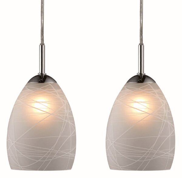 Viseće Svjetiljka Halo Design, WINNER, prigušiv, Dnevna soba, Staklo, Dizajn