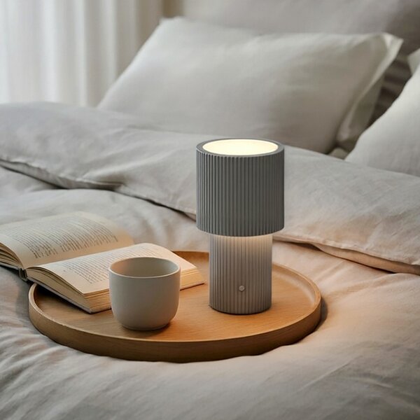 Stolne Lampa Herstal, Iluma, prigušiv, Metalik, Dnevna soba, Aluminij, Moderan