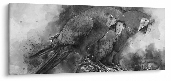 Slika - Vodene boje papige (120x50 cm)