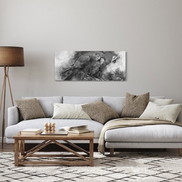 Slika - Vodene boje papige (120x50 cm)