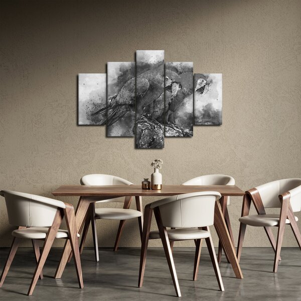 Slika - Vodene boje papige (150x105 cm)