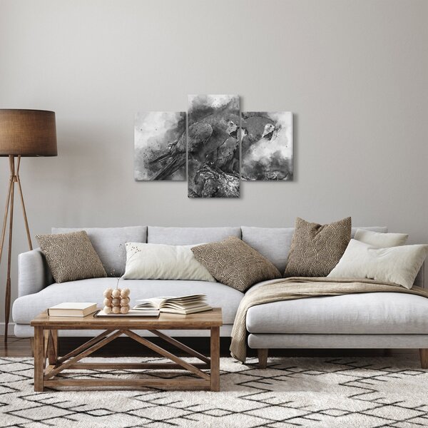 Slika - Vodene boje papige (90x60 cm)
