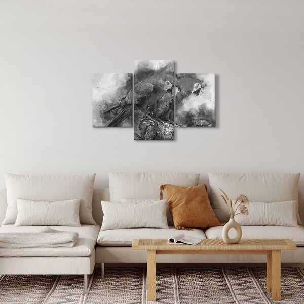 Slika - Vodene boje papige (90x60 cm)