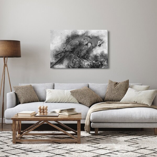 Slika - Vodene boje papige (90x60 cm)