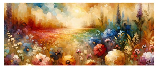 Slika - Šareno polje (120x50 cm)