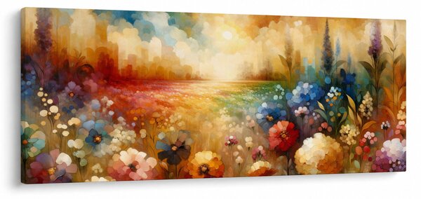 Slika - Šareno polje (120x50 cm)