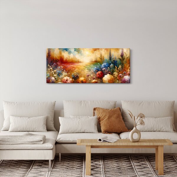 Slika - Šareno polje (120x50 cm)