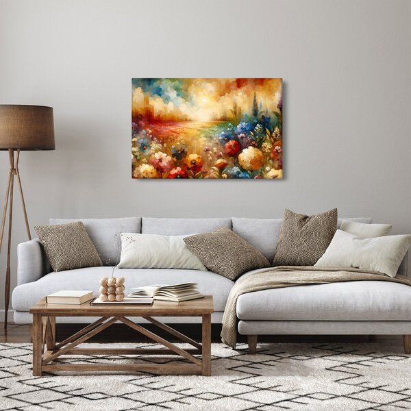 Slika - Šareno polje (90x60 cm)