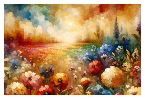 Slika - Šareno polje (90x60 cm)