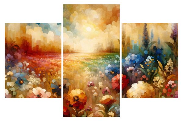 Slika - Šareno polje (90x60 cm)