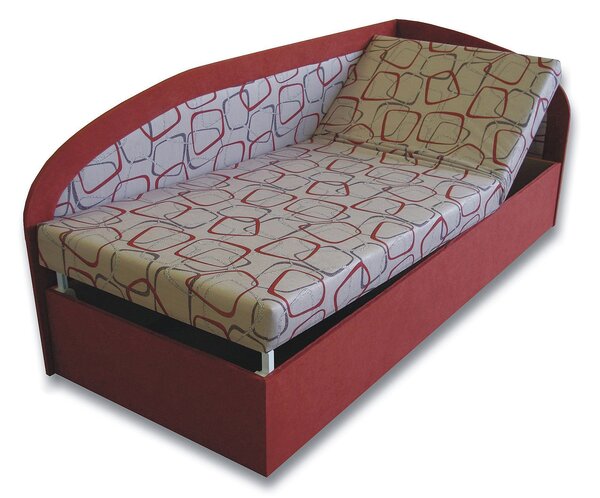 Zondo Jednostruki krevet (kauč) 80 cm Krista (U boji cigle 41 + Dodo 1008) (D)