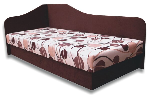 Zondo Jednostruki krevet (kauč) 80 cm Lady 87 (tamnosmeđa 40 + Ikarus 20) (L)
