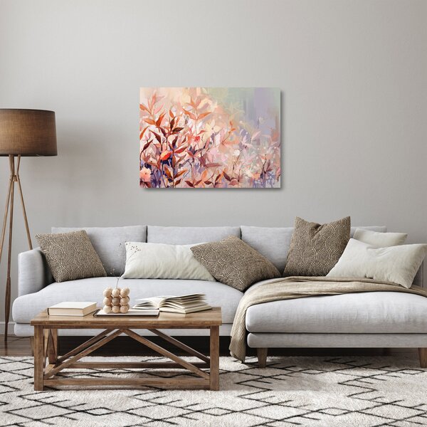 Staklena slika - Staklena slikanje pastelne jeseni (70x50 cm)