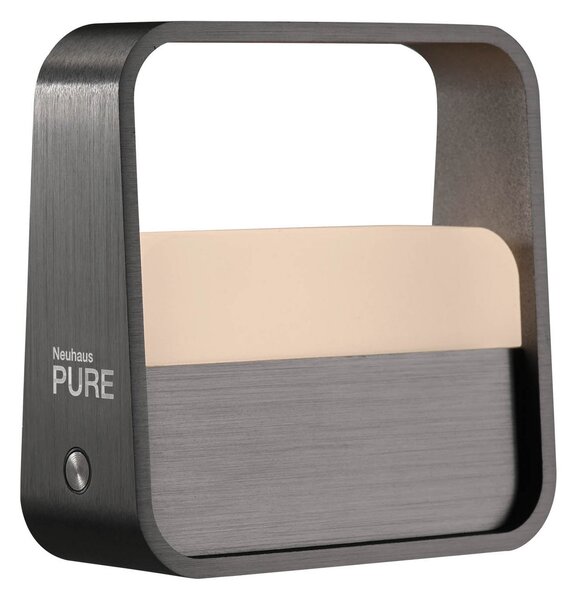 Stolne Lampa PURE, PURE Go, prigušiv, Sivo, Dnevna soba, Aluminij, Moderan