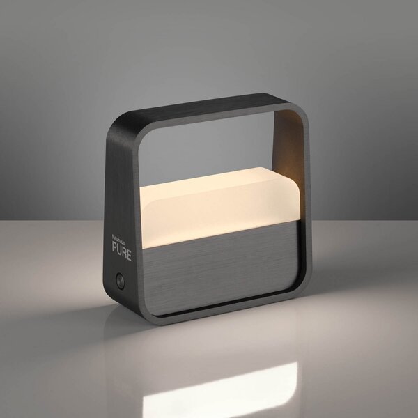 Stolne Lampa PURE, PURE Go, prigušiv, Sivo, Dnevna soba, Aluminij, Moderan