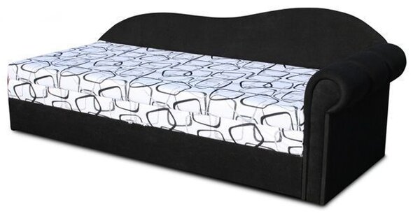 Zondo Jednostruki krevet (kauč) 70 cm Lane II (crna 39 + Dodo 1026) (D)