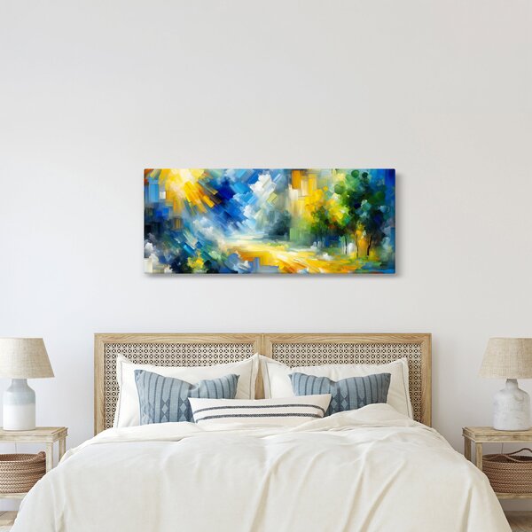 Slika - Apstraktni sunčani dan (120x50 cm)