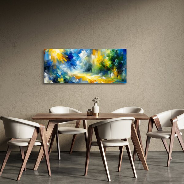Slika - Apstraktni sunčani dan (120x50 cm)