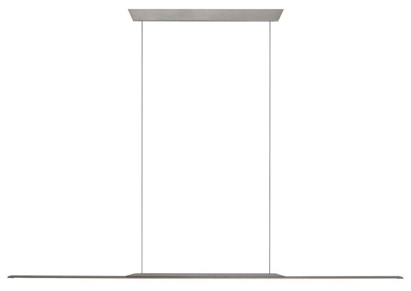 Viseće Svjetiljka PURE, Surface, prigušiv, Sivo, Dnevna soba, Aluminij, Moderan