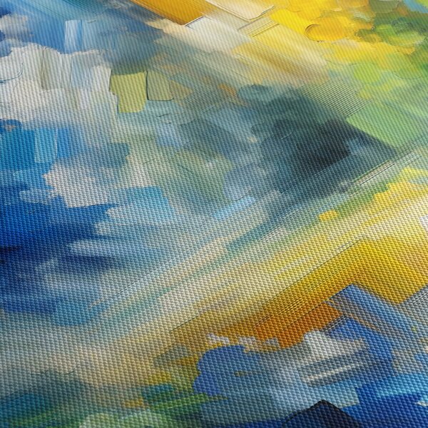 Slika - Apstraktni sunčani dan (120x50 cm)