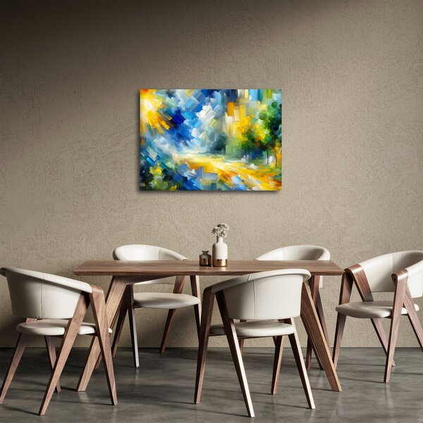 Slika - Apstraktni sunčani dan (70x50 cm)
