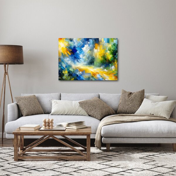 Slika - Apstraktni sunčani dan (70x50 cm)