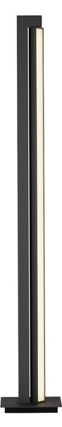 Podne Lampa PURE, Pure Lines Floor, prigušiv, Crno, Dnevna soba, Metal, Moderan