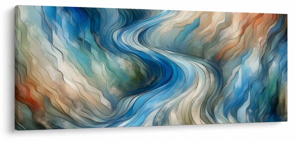 Slika - Apstraktni tok (120x50 cm)