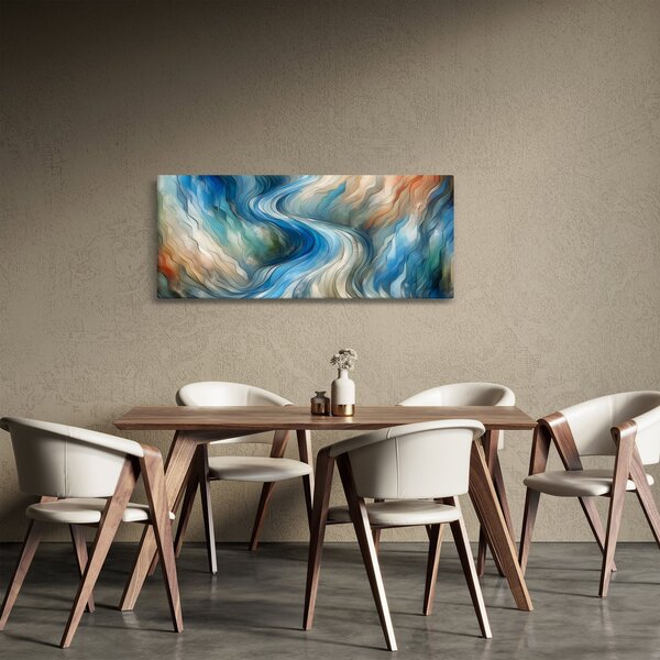 Slika - Apstraktni tok (120x50 cm)