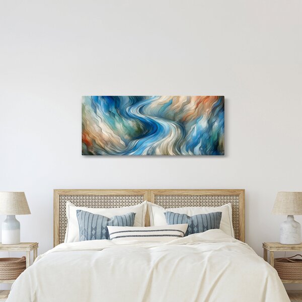 Slika - Apstraktni tok (120x50 cm)