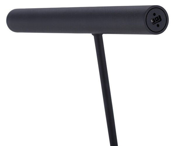 Stolne Lampa PURE, Pure Tutua, prigušiv, Crno, Dnevna soba, Metal, Moderan