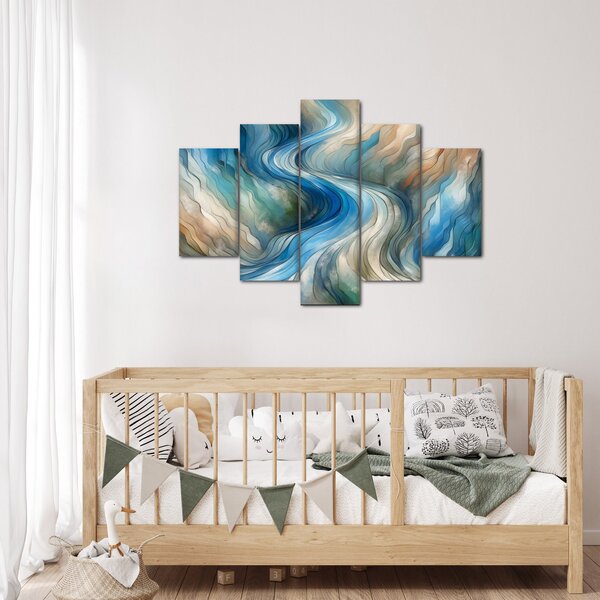 Slika - Apstraktni tok (150x105 cm)
