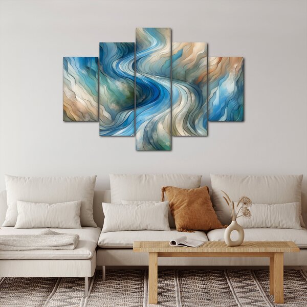 Slika - Apstraktni tok (150x105 cm)