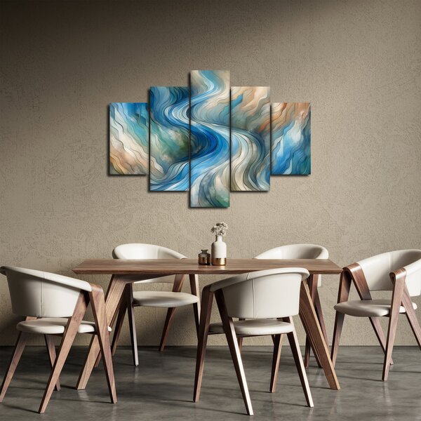 Slika - Apstraktni tok (150x105 cm)
