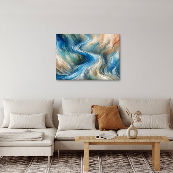 Slika - Apstraktni tok (70x50 cm)
