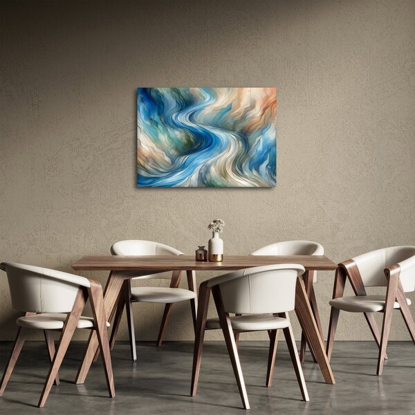 Slika - Apstraktni tok (70x50 cm)