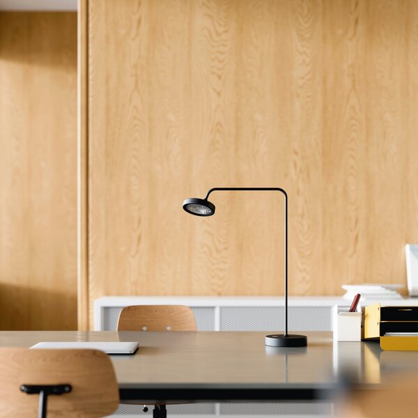 Stolne Lampa Sigor, Nivo, prigušiv, Crno, Dnevna soba, Aluminij, Moderan