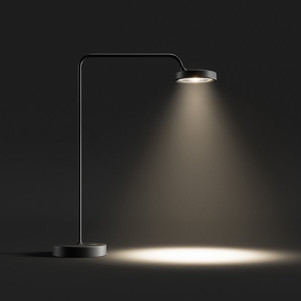 Stolne Lampa Sigor, Nivo, prigušiv, Crno, Dnevna soba, Aluminij, Moderan