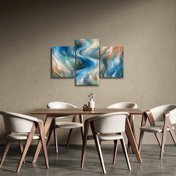 Slika - Apstraktni tok (90x60 cm)