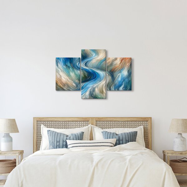 Slika - Apstraktni tok (90x60 cm)