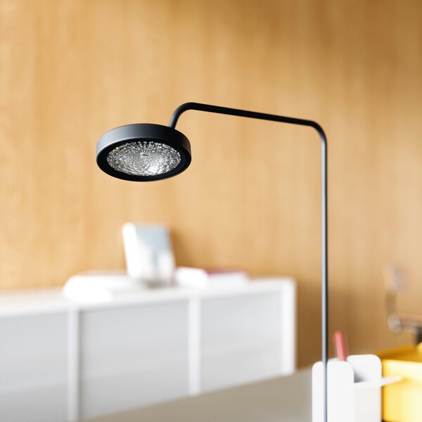 Stolne Lampa Sigor, Nivo, prigušiv, Crno, Dnevna soba, Aluminij, Moderan