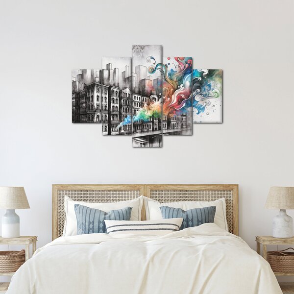 Slika - Industrijski život (150x105 cm)