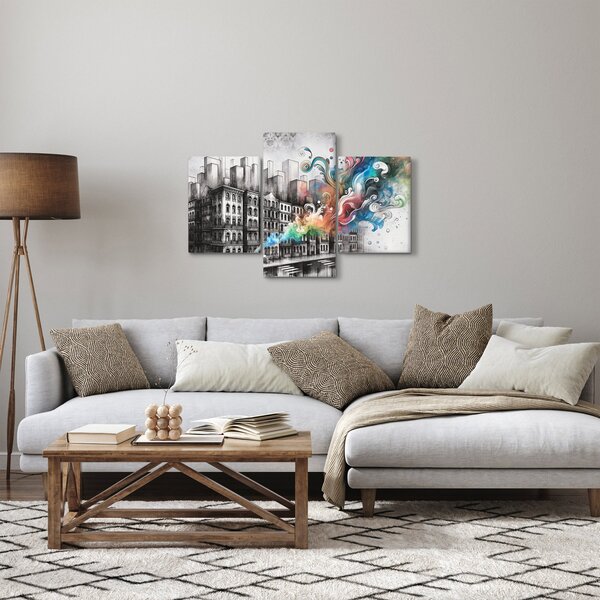 Slika - Industrijski život (90x60 cm)