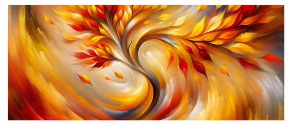 Slika - Jesensko stablo (120x50 cm)