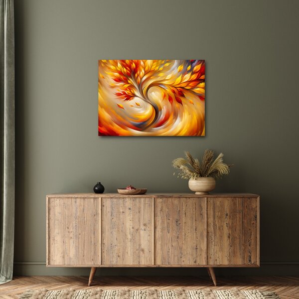 Slika - Jesensko stablo (70x50 cm)