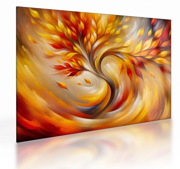 Staklena slika - Jesensko stablo (70x50 cm)