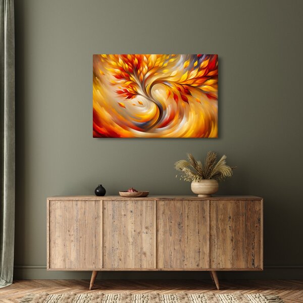 Slika - Jesensko stablo (90x60 cm)