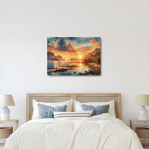 Slika - Pogled s plaže (70x50 cm)